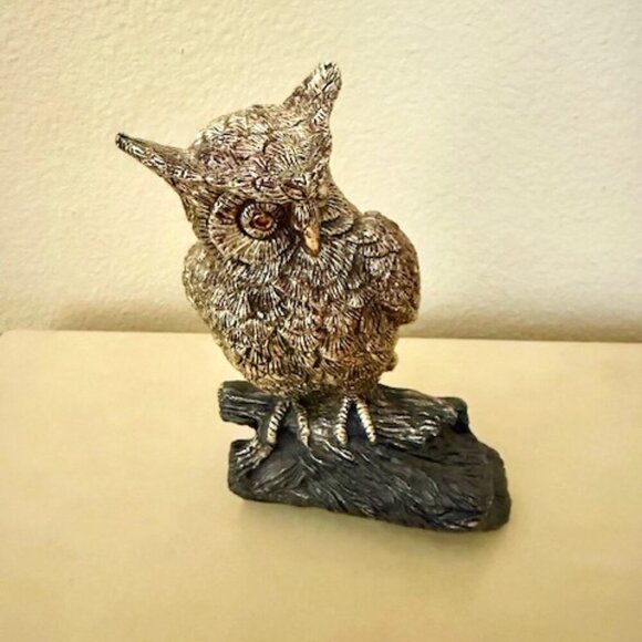 ZANFELD PLATA 999 FIGURINE OWL - Picture 1 of 6